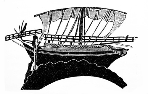 Greek trading or merchant ship 5th century BC