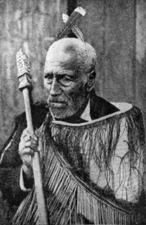 Elderly Maori chief