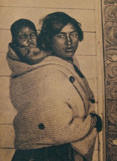 Maori Mother and Child New Zealand 1880