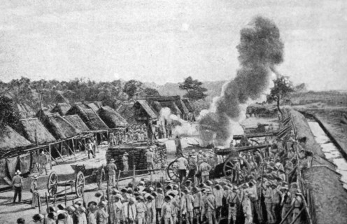 The defence of Malolos before it was totally destroyed