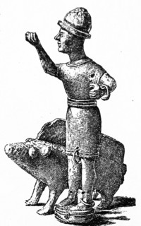 Keltic bronze figures