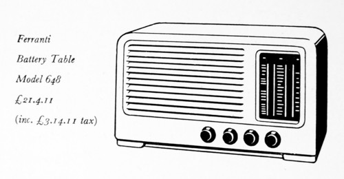 Advertisement for Ferranti