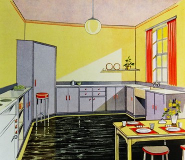 Colour scheme for transforming a dingy kitchen