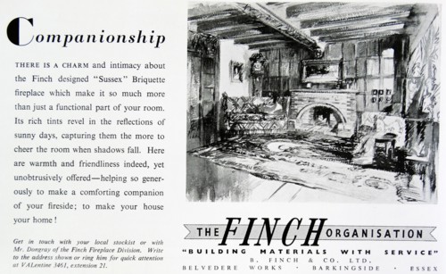 Advertisement for the Finch Organisation