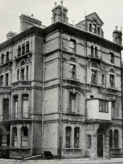 Exterior of a house that has been converted into flats