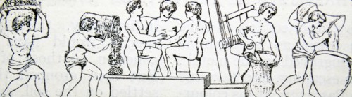 Illustration of slaves