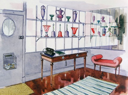 Interior of a house that has been converted into flats
