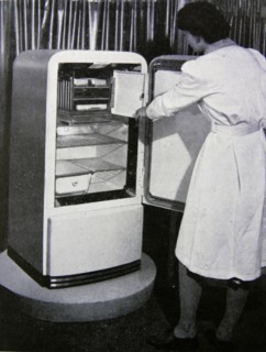 Advert for a electric 'Frigidaire' fridge