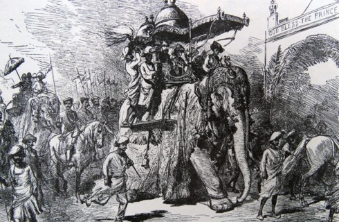 Royal reception in India
