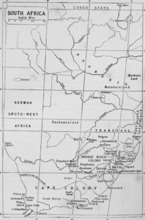 Map of South Africa during the 19th Century