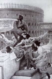 Painting of the Great Amphitheatre in time of Fete