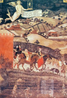 Falconry' by Ambrogio Lorenzetti