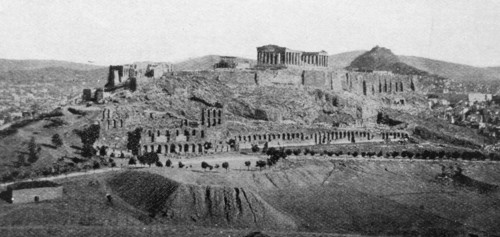 View of the Acropolis from the South