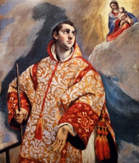 El Greco, Apparition of the Virgin to St Lawrence