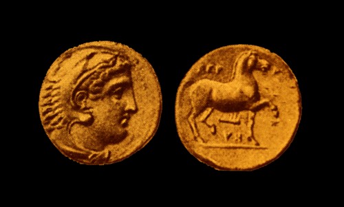 Coin of Perdiccas III, king of the ancient Greek kingdom of Macedonia