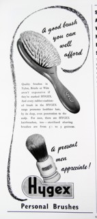 Advert for male grooming products from the Hygex company