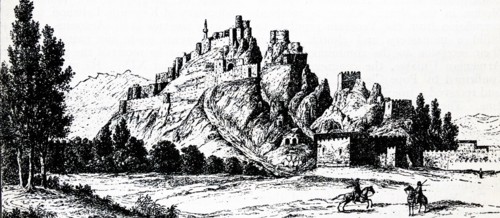 Engraving depicting Van Fortress