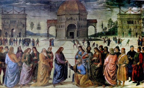 Raphael 'Christ's Charge to Peter' 1515-16