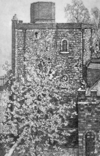 19th century drawing of the jewel Tower