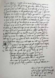 Letter from the Mayor and Council of York