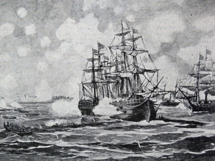 The Bombardment of Messina in September 1848