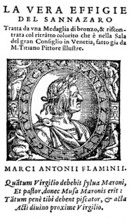 Page from the 'Arcadia' by Jacopo Sannazaro