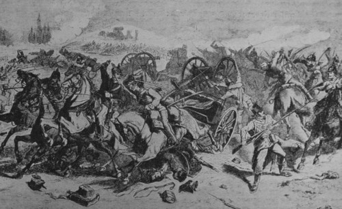 a scene from the Battle of Skalitz