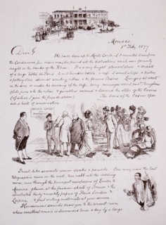Illustrated letter by Randolph Caldecott