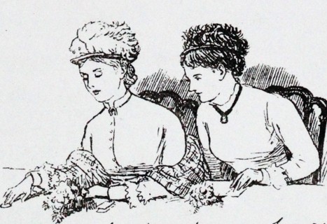 women gambling with cards and chips