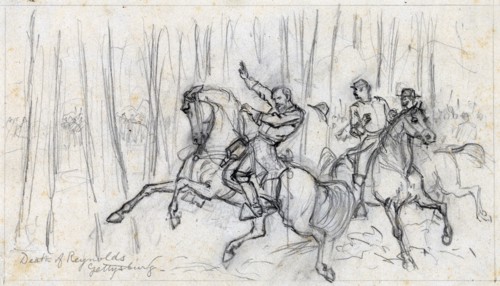 Death of Reynolds at Gettysburg 1863