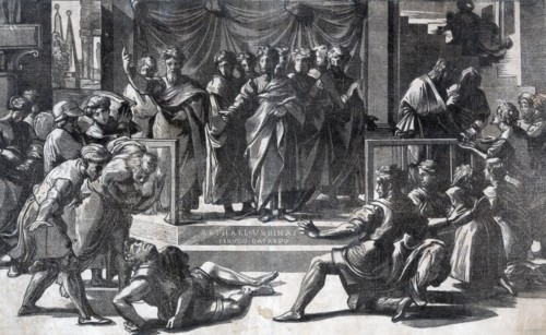 The death of Ananias by Ugo de Carpi