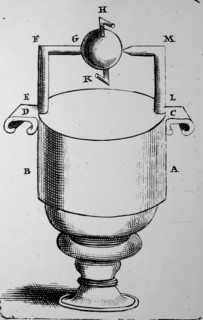 Hero's aeolipile. From Heronis Alexandrini Spiritalis Liber,
