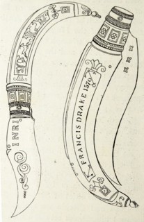 Clasp knife of Sir Francis Drake.