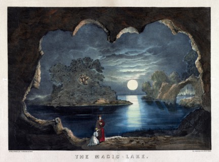 The magic lake published by Currier and Ives.