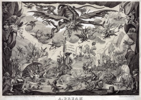 Print on wove paper : lithograph printed in black and buff