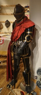 Suit of armour worn by an actor in a Shakespearean play