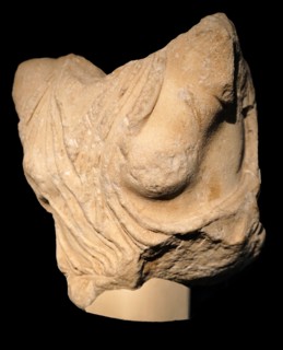 Marble torso of a Nike