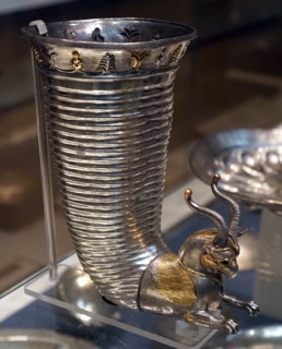 Silver wine pourer from Alt?ntepe