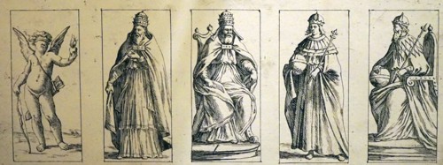17th Century tarot cards by Giuseppe Maria Mitelli