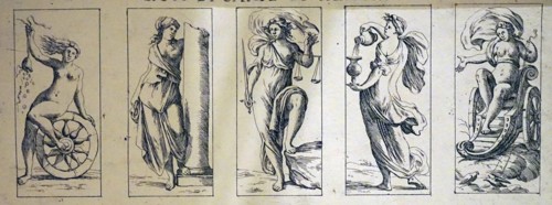 17th Century tarot cards by Giuseppe Maria Mitelli