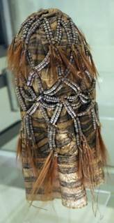 Headdress made with the hair of the deceased