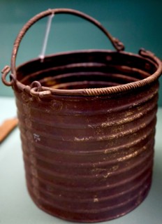 Sheet bronze bucket