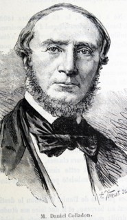 Engraved portrait of Jean-Daniel Colladon