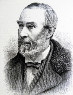 Engraved portrait of Francis Cook