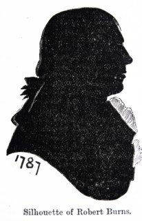 Silhouette of Robert Burns