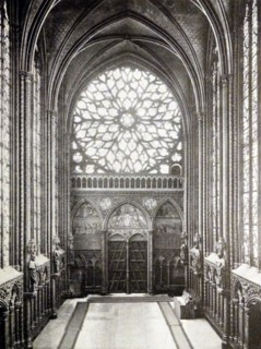 Interior of Sainte-Chapelle