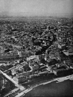 a view of Paris from the Eiffel Tower