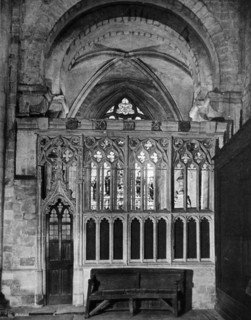 the interior of Winchester Cathedral