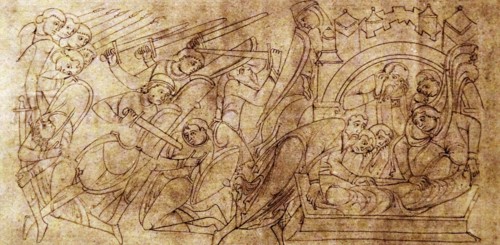 Part of the 12th Century Winchester Bible