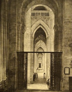 Interior of Winchester Cathedral
